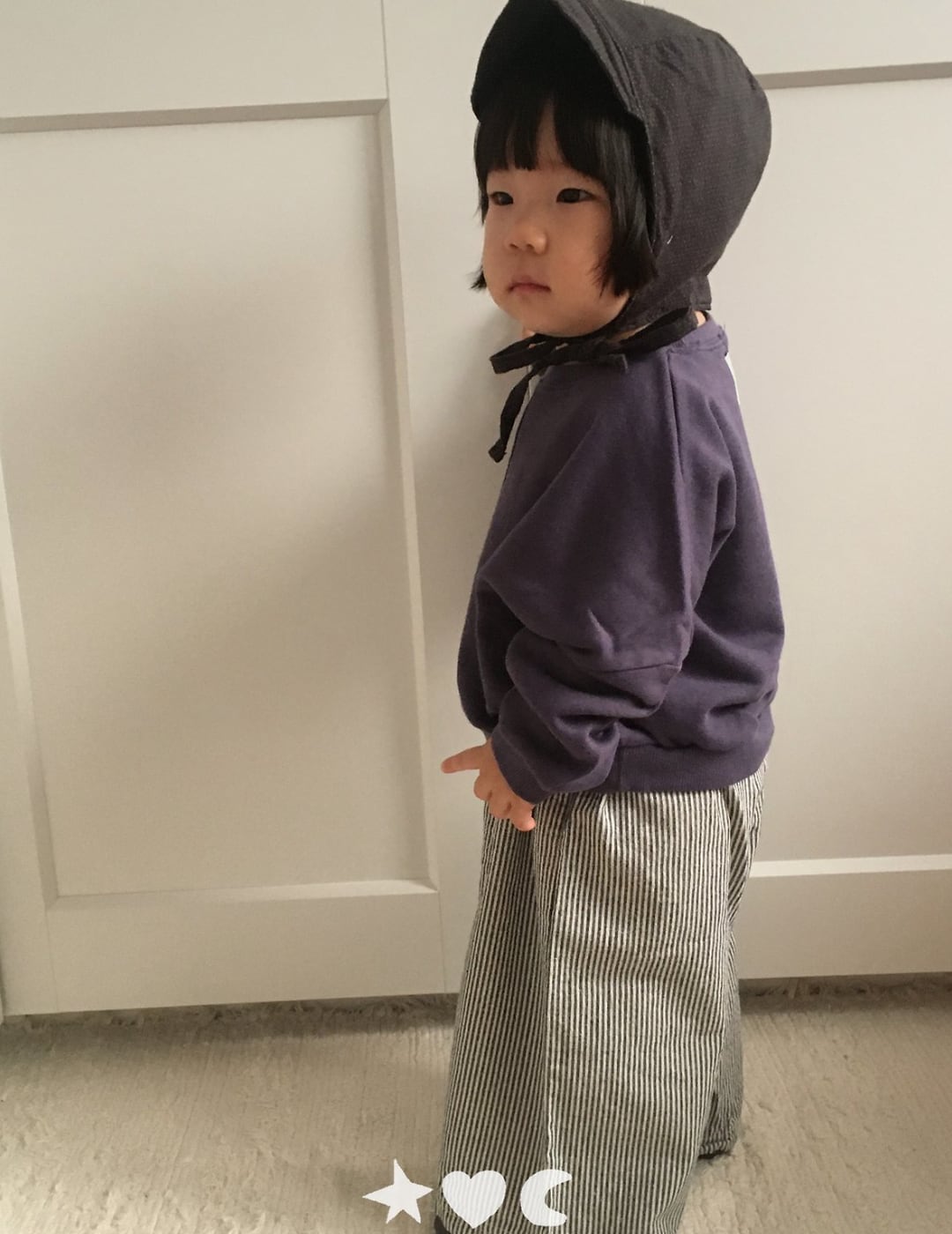 送料無料【予約】/  babyパインワイドパンツ /lalaland