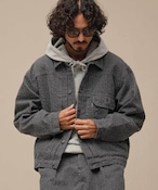 THEOREM Shadow Leopard Denim 1st-type Jacket (GRY) TRM-2623013