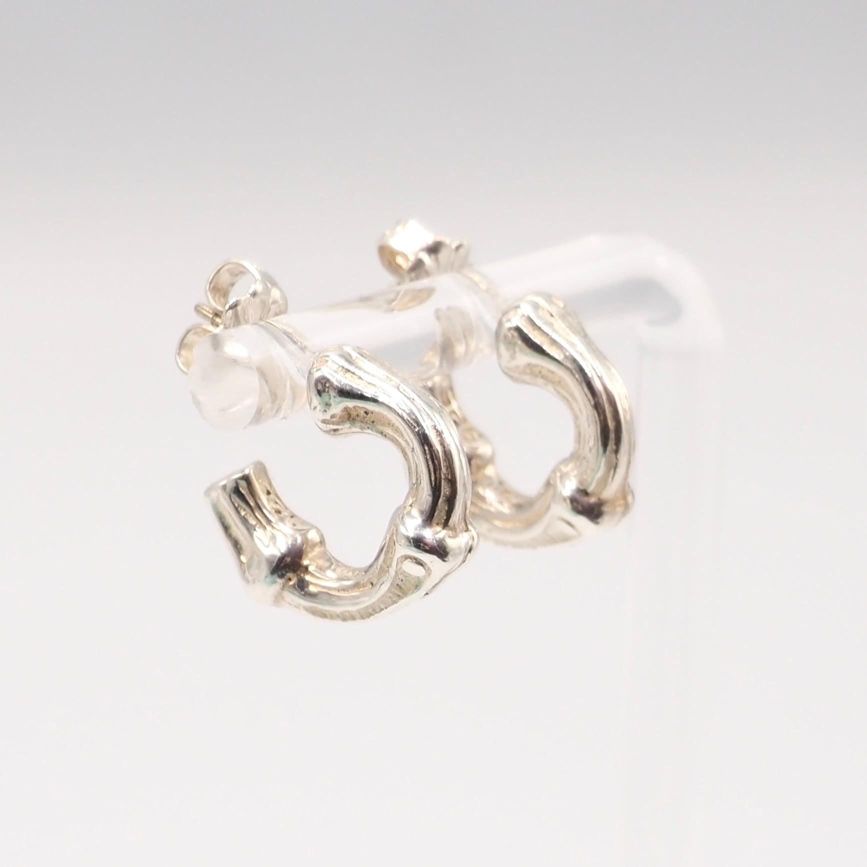 2/21掲載 Tiffany&Co. バンブー ピアス シルバー925 ティファニー 付属品付き