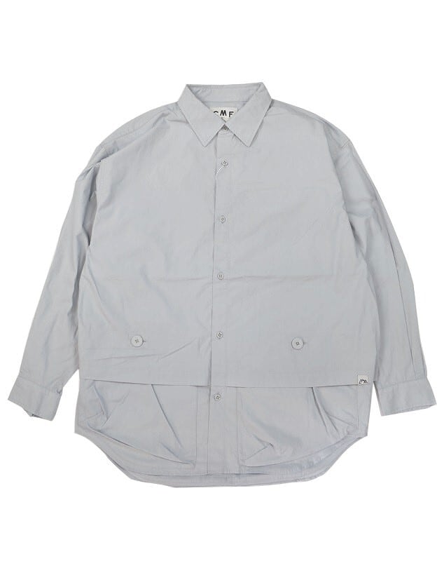 COMFY(コムフィ)~NEWSPAPER SHIRTS SMOKE BLUE~