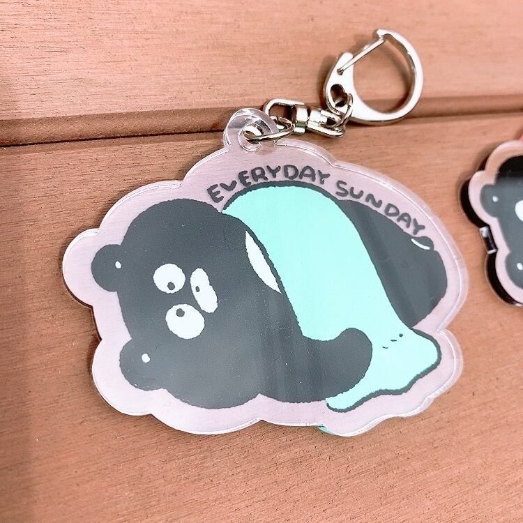 くまのまーくんキーホルダー（ガラスカラー） | EVERYDAYSUNDAY