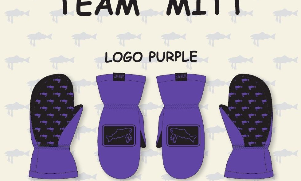 26-27 SALMON ARMS TEAM MITT LOGO PURPLE