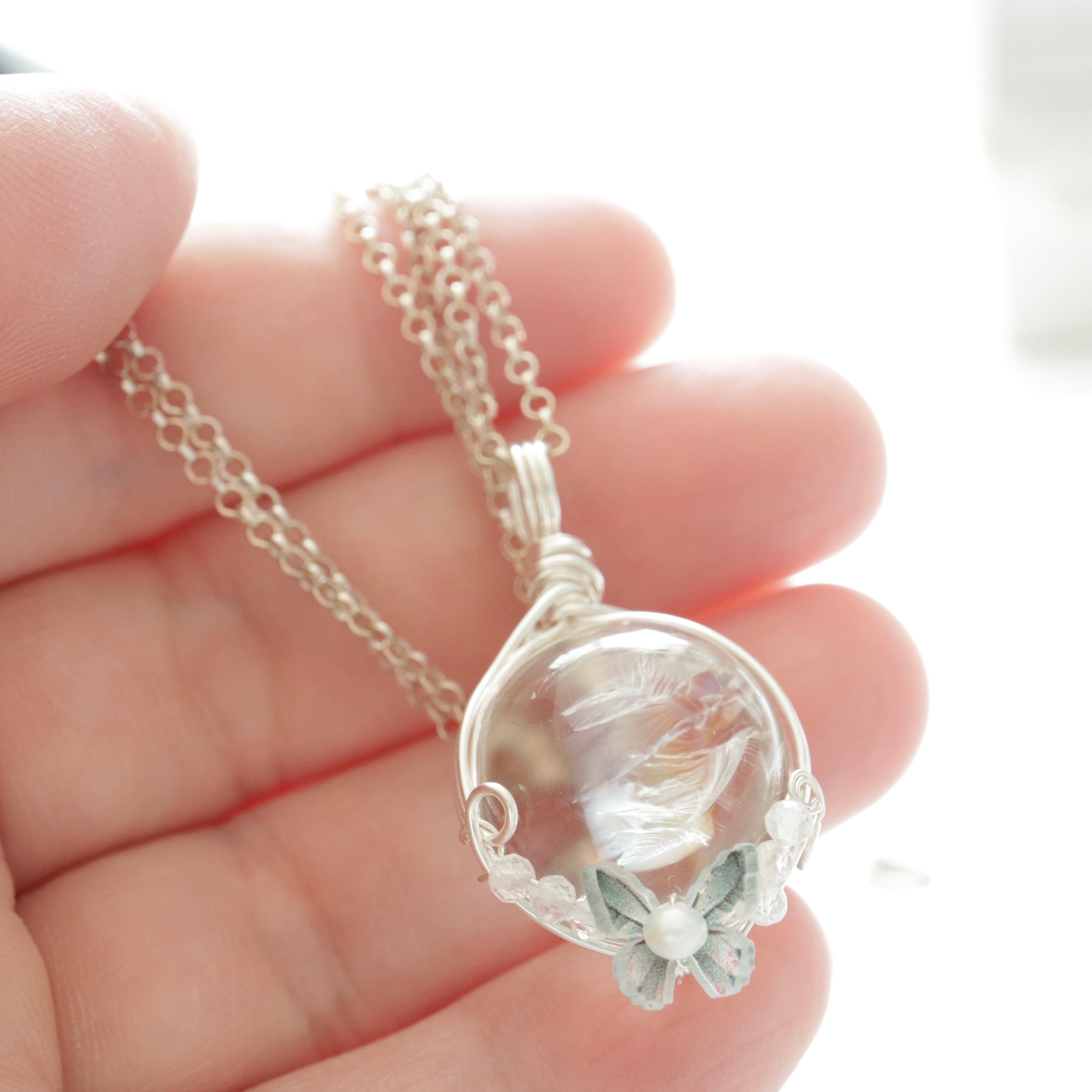 専用出品 アクアマリン、アイリスクォーツのペンダントトップ