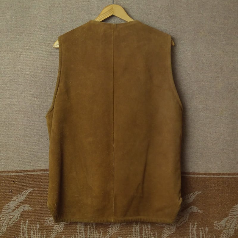 60s～ Jo-o-Kay Fleece Lined Suede Hunting Vest 40