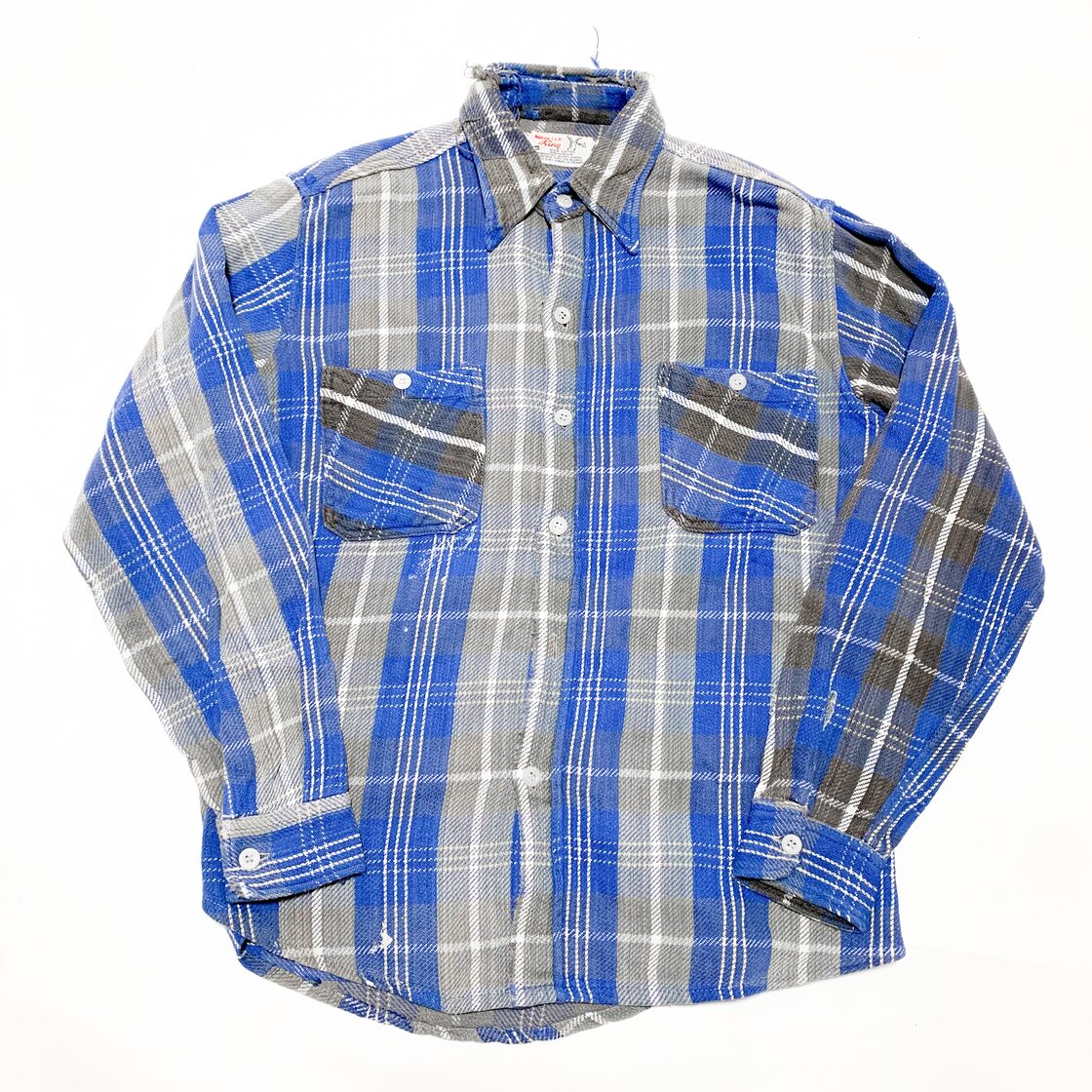 60s~ WINTER KING Heavy Flannel Shirt 