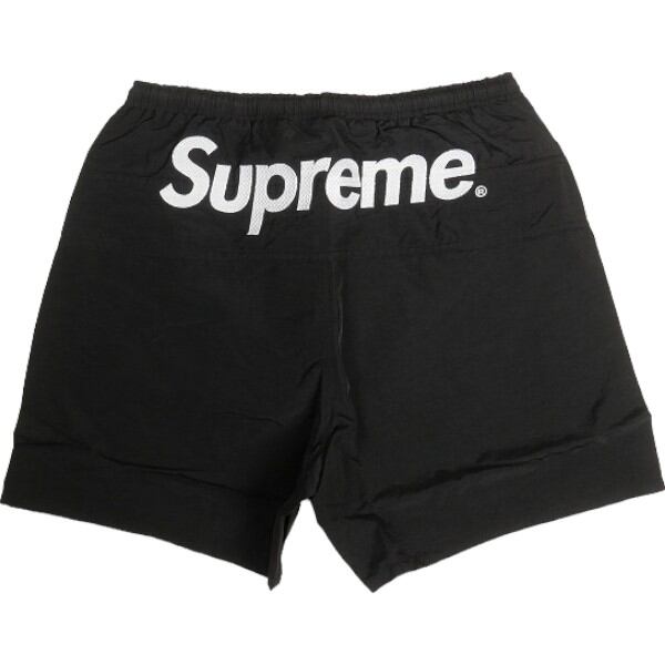 Size【S】 SUPREME シュプリーム 17SS Split Logo Water Short Black