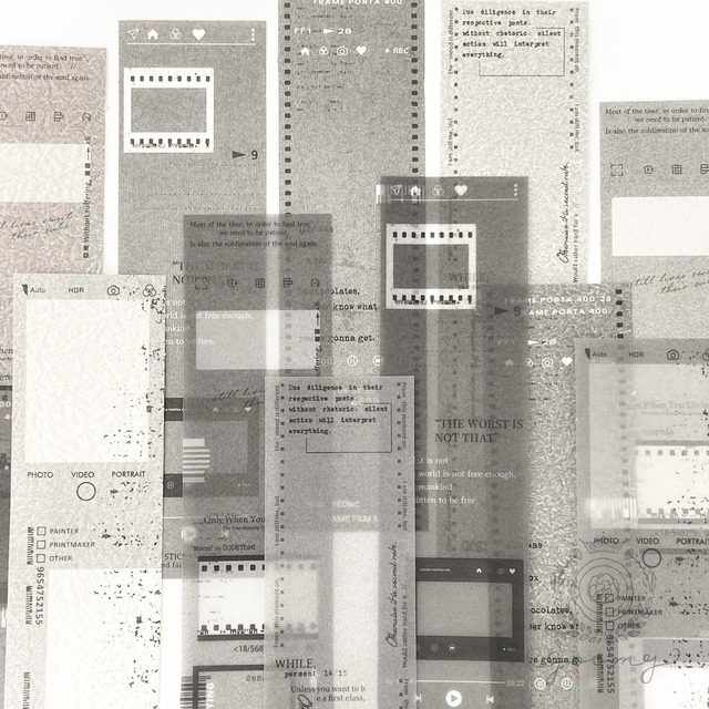 ミシン目加工付き素材3種ミニペーパー 2<P328>