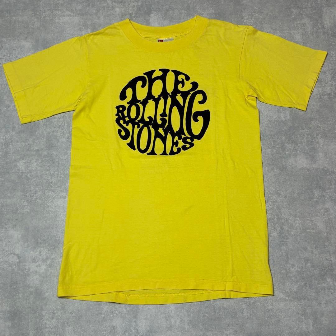 古着　The Rolling Stones Tシャツ イエロー 90s USA製 Tシャツ Rolling Stones イエロー | CHASE