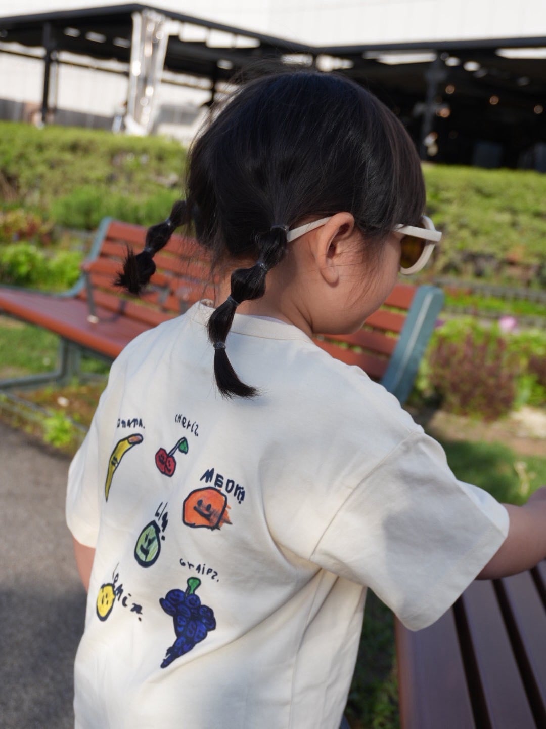 【予約】送料無料 Grown / ORGANIC FRUIT SALAD TEE - MILK