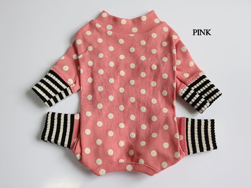 【SALE】 mizutama all in one XS ~ XL 4color  /  犬服 オールインワン 犬の服 綿100％ 小型犬 中型犬 ドッグウェア 部屋着 tsu15