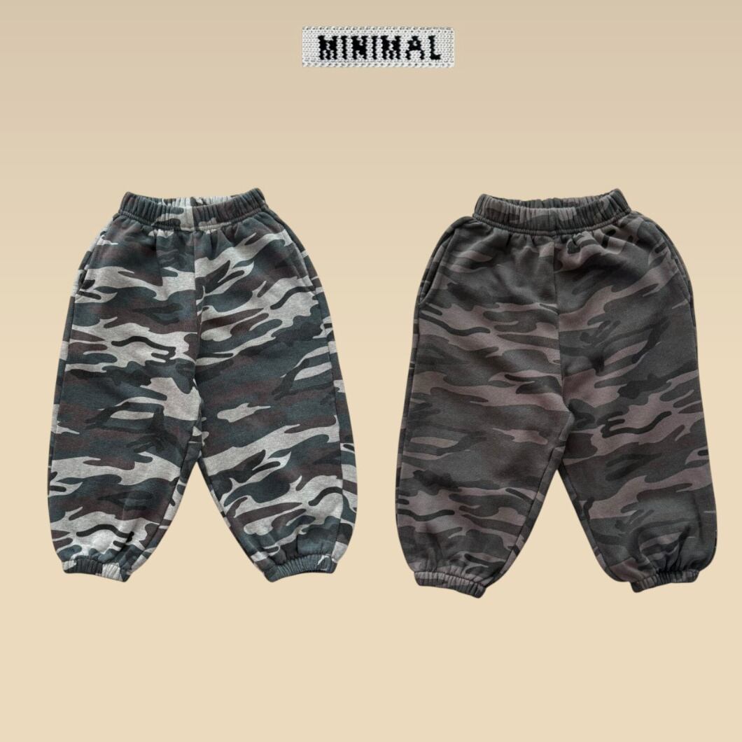 ふかふかカモジョガーパンツ 【MINIMAL】