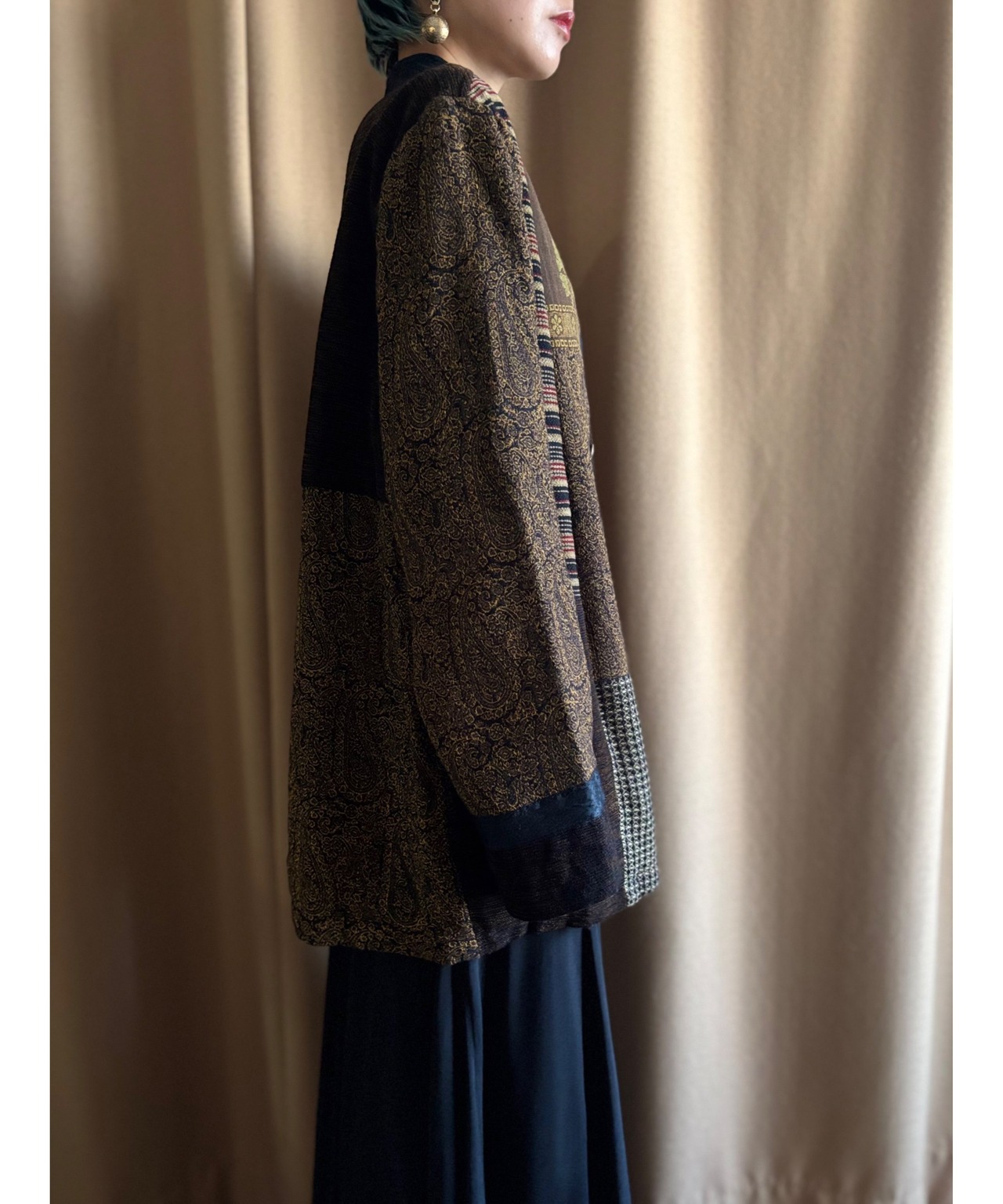 jacquard patchwork design import light jacket-4485-1