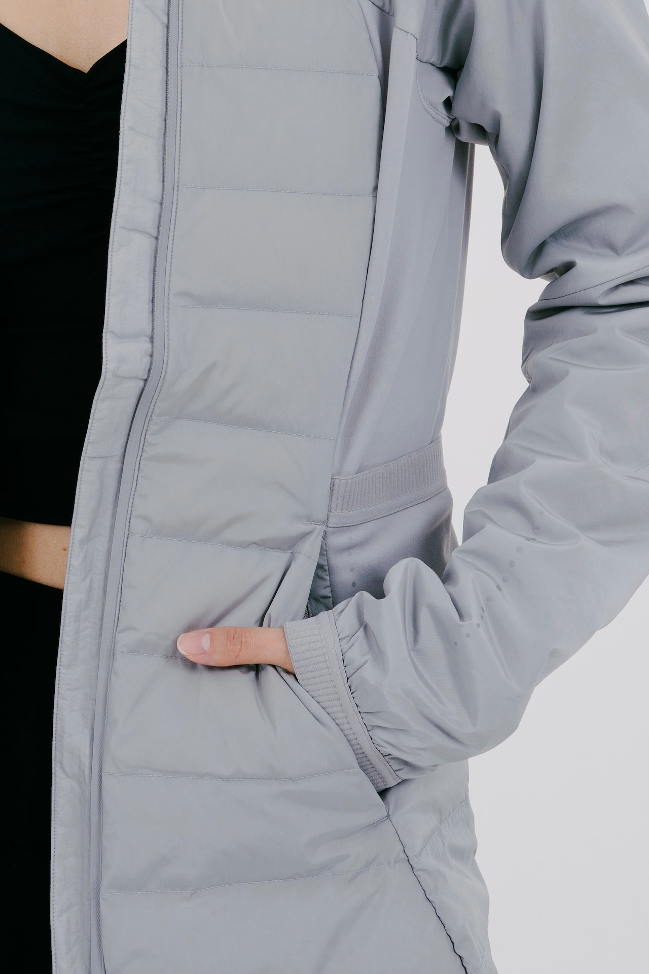 Stretch Flex Down Jacket｜Silver gray