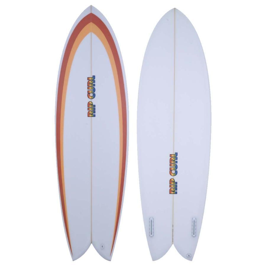 RIP CURL】6'0 TWIN 2F(FUTURES) - CLEAR/ORANGE - PU | Radix sugito