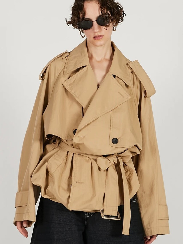 【26SS】PRANK PROJECT プランクプロジェクト / Balloon Hem Trench / トレンチコート