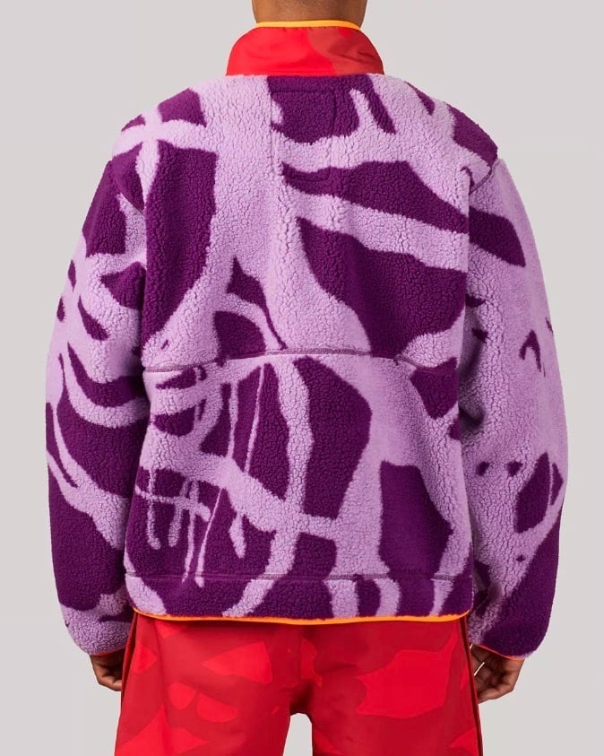 The North Face Kaws Fleece Jacket Purple