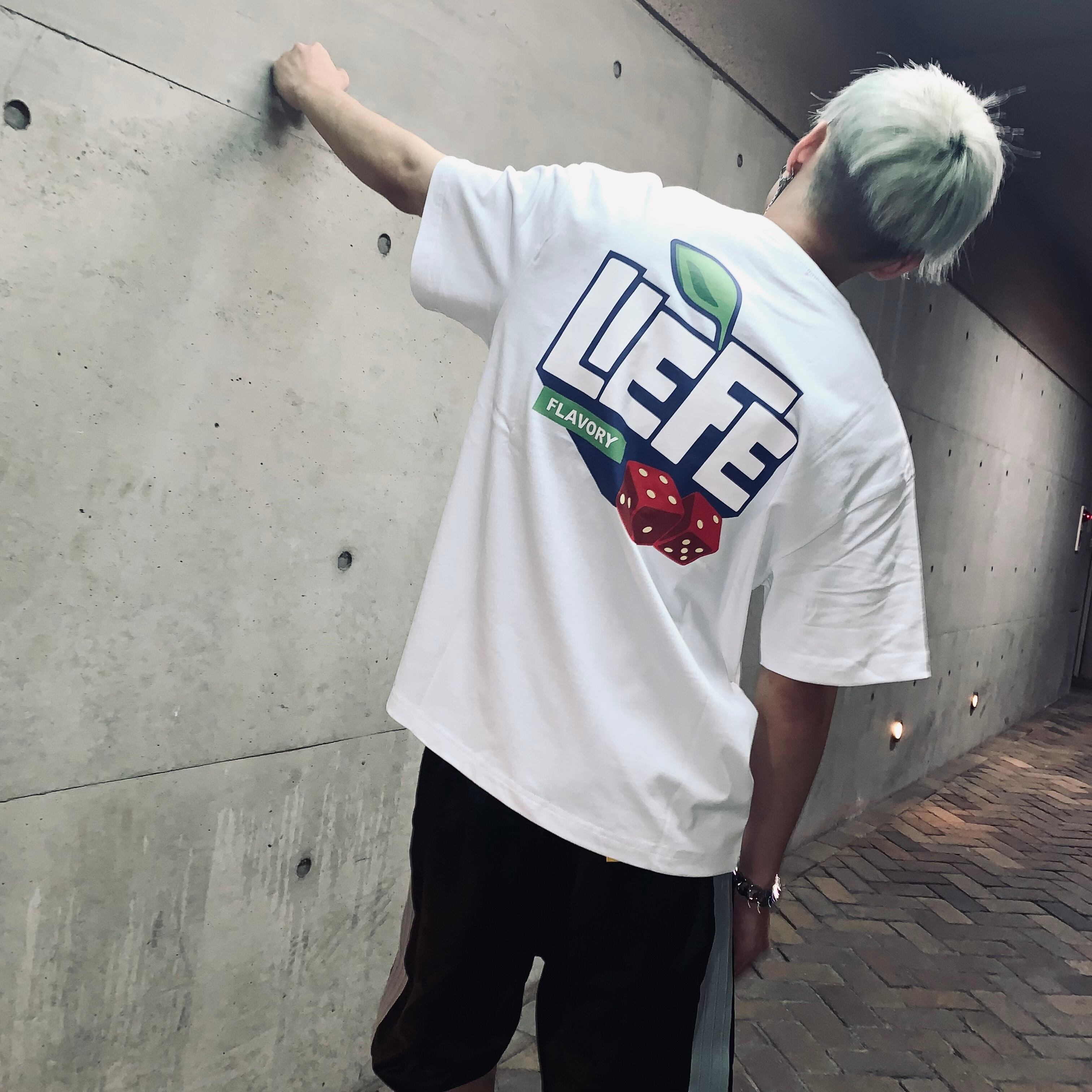 SALE‼︎【LIEFE】WHT / FLAVORY TEE(ライフ/Tシャツ/半袖/STREET/ストリート/ブランド/メンズ/レディース/ユニセックス】