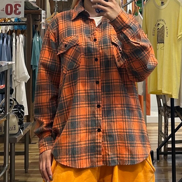 【USED】ネルシャツ