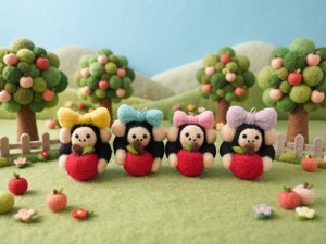 ちびゴリ子（りんご）/Mini Goriko（apple）