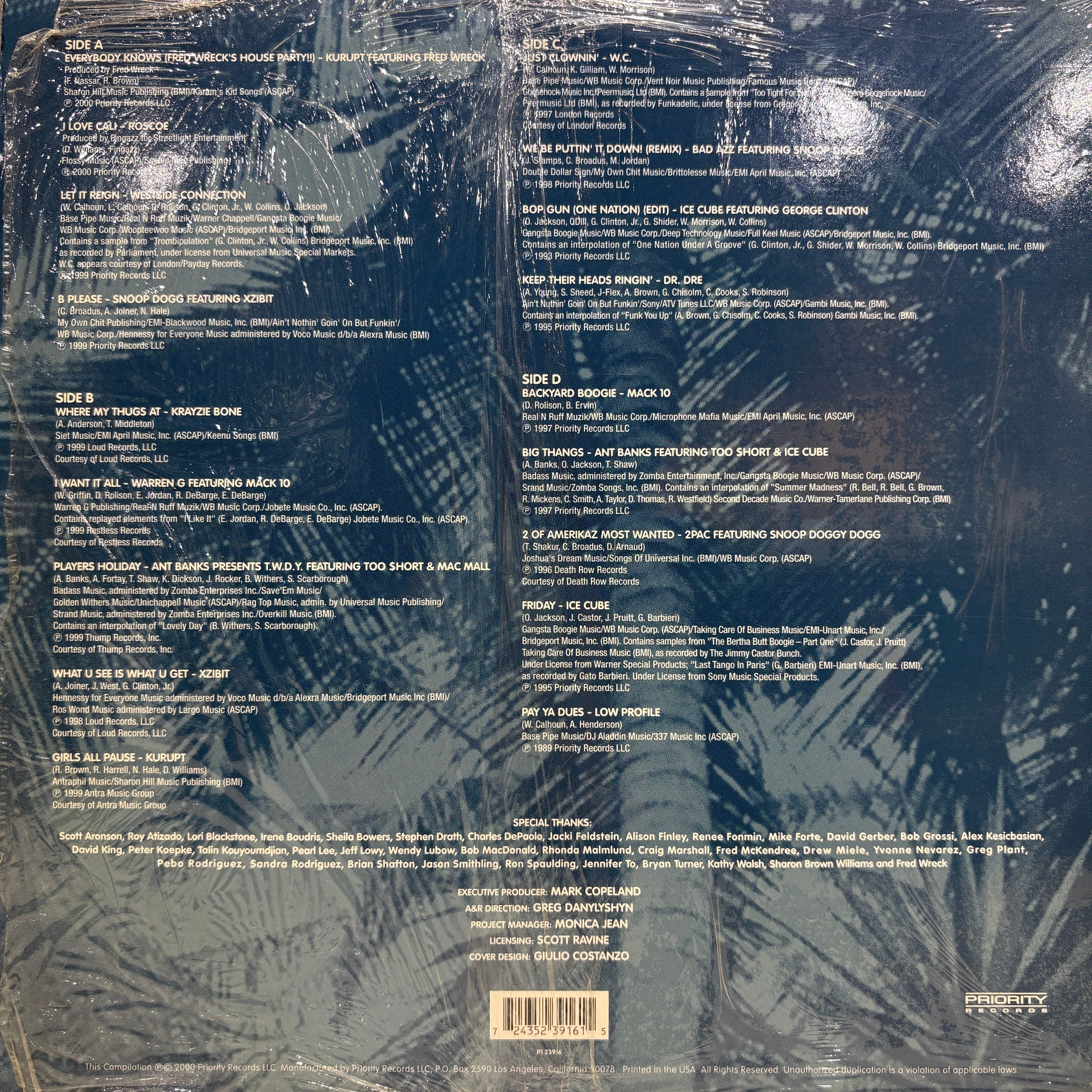 V.A / NUTHIN BUT A GANGSTA PARTY | 中古レコード通販｜HIPHOP・R&B