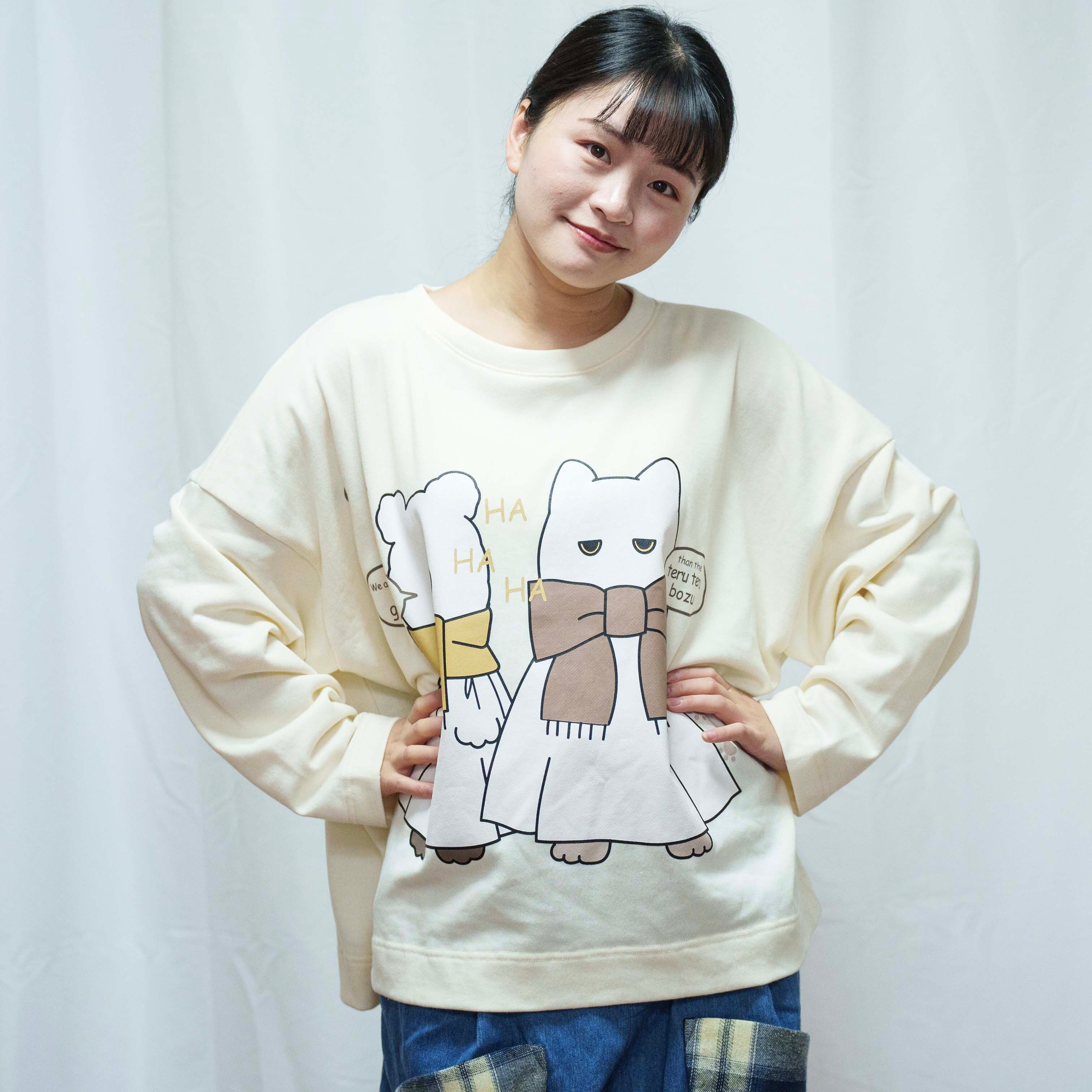 ねこくまおばけスウェット(商品NO.490122) | libi se mi to by infield