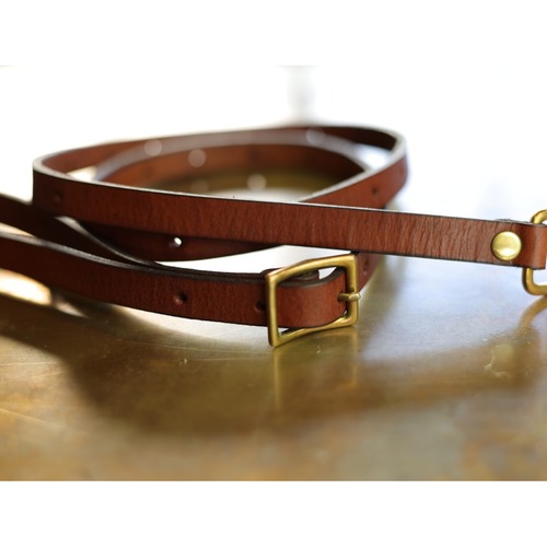 VASCO(ヴァスコ)～LEATHER SHOULDER STRAP CAMEL～