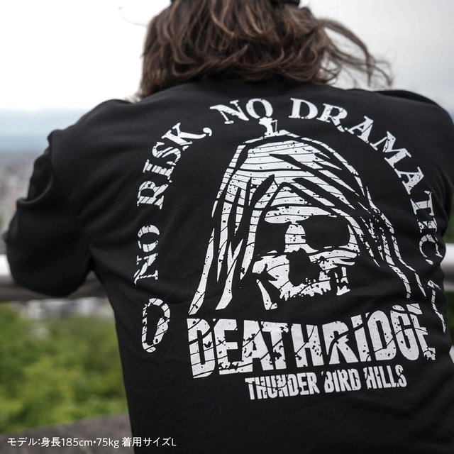 ロングスリーブTシャツ DEATH RIDGE（ブラック）