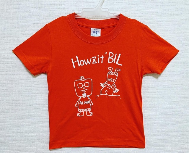2代目キャラクター Tシャツ for Kid's［BLU・ORG］