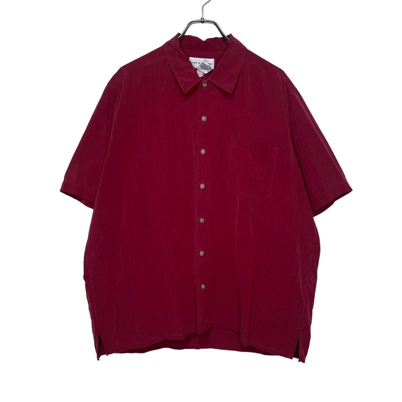 Croft & barrow 半袖シルクシャツ XL シルク100% | 古着屋OLDGREEN