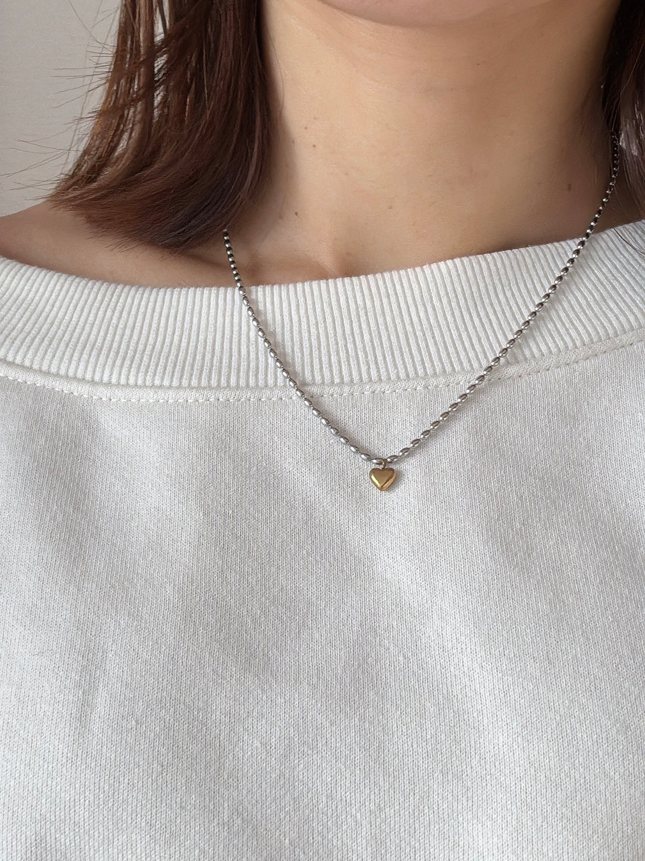 MSAハートチャームネックレス