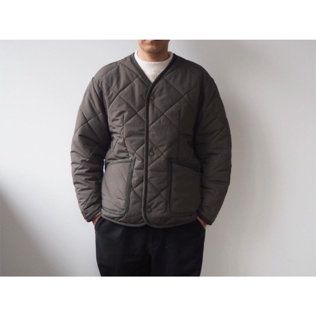 LAVENHAM (ラベンハム) Big Quilt Collarless Jacket | AUTHENTIC Life 