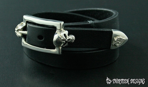 THIRTEENDESIGNS サーティーンデザインズ KBC-2 DOUBLE ROLLING LEATHER BRACELET