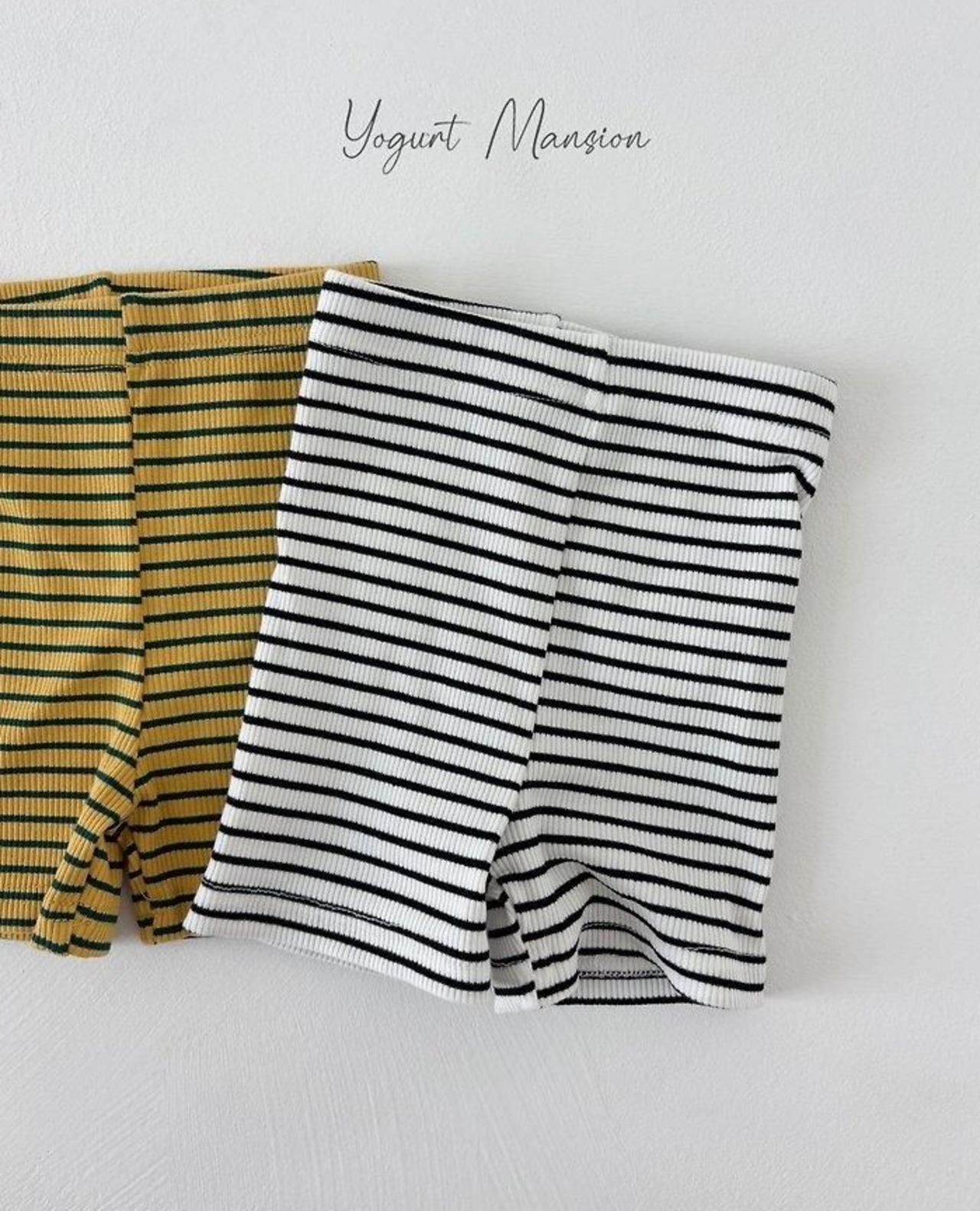 【取寄/韓国直送】Yogurt Mansion 26/SM チャチャストライプレギンス