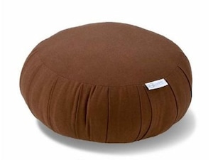 座禅布団「Linen 茶」径30cm 日本製