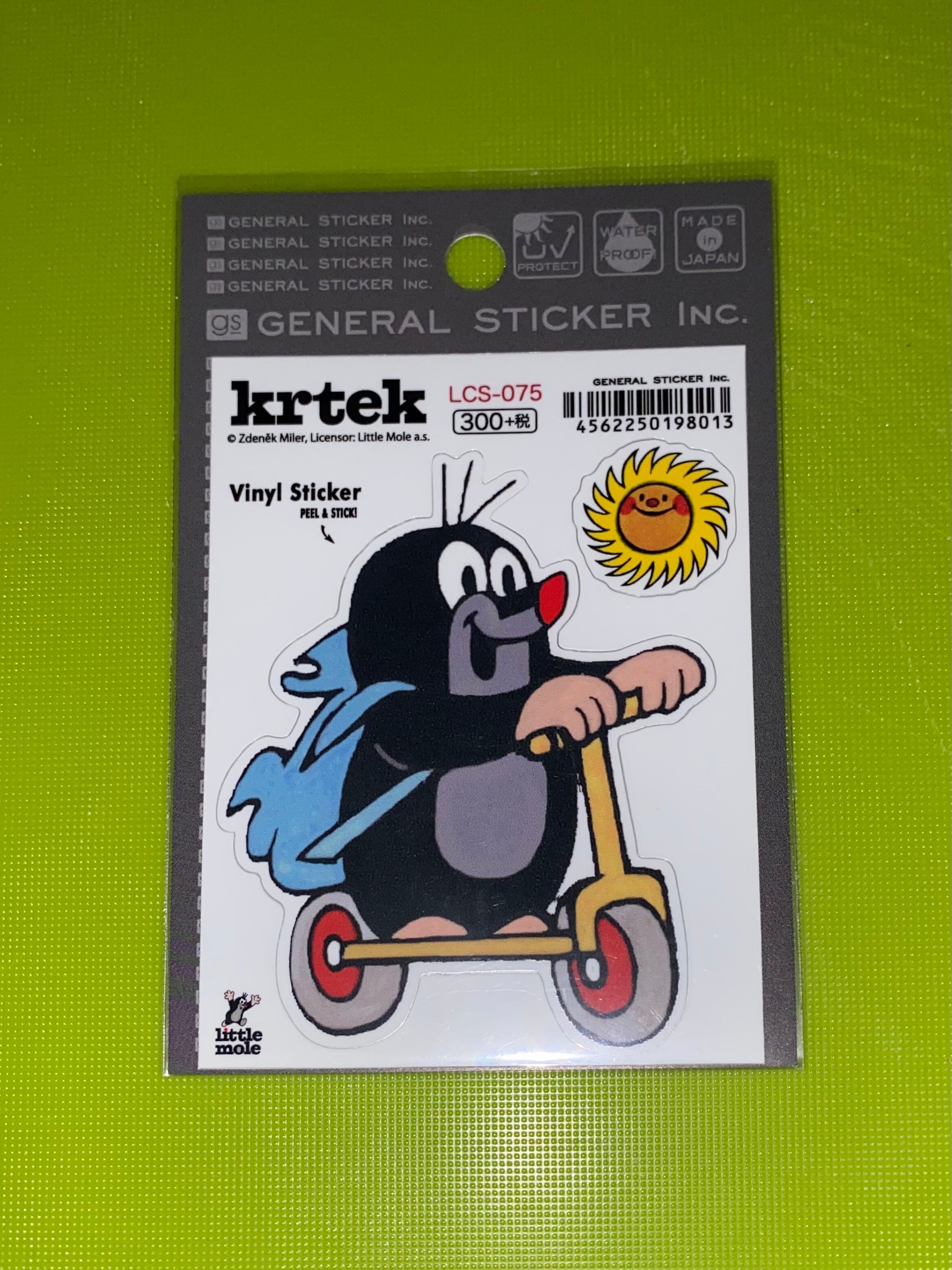 チェコアニメ キックボード クルテク 耐水ステッカー コチカーニバル