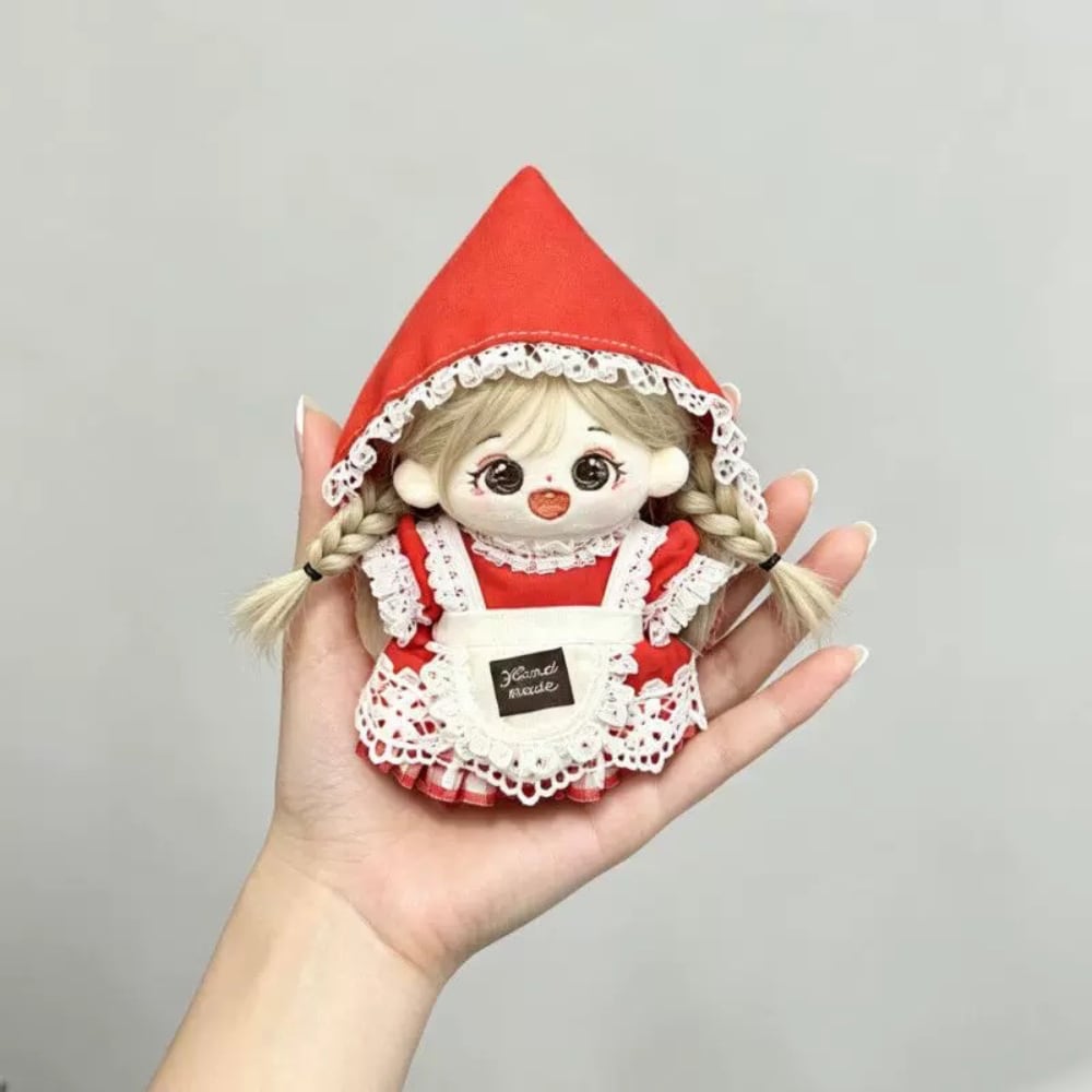 推し活アイテム 撮影用アイテム 10cm 15cm 赤ずきんちゃん 赤頭巾 赤白
