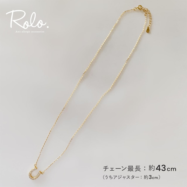 馬蹄ネックレス SV925