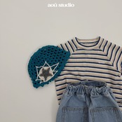 【取寄/韓国直送】aou studio 26/SM コ二ナグランTシャツ｜夏服｜韓国子供服