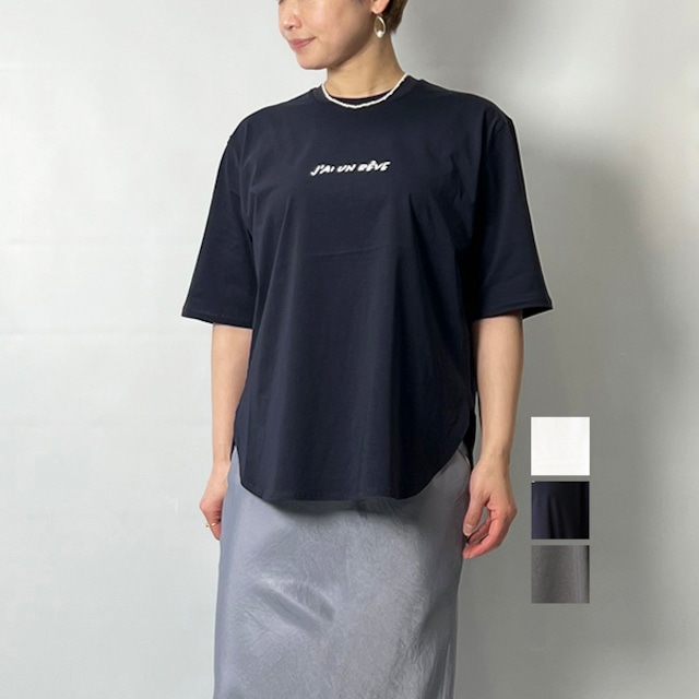 SACRA サクラ EX.FINE COTTON LOGO T 124145091 2024春夏新作 [送料無料]