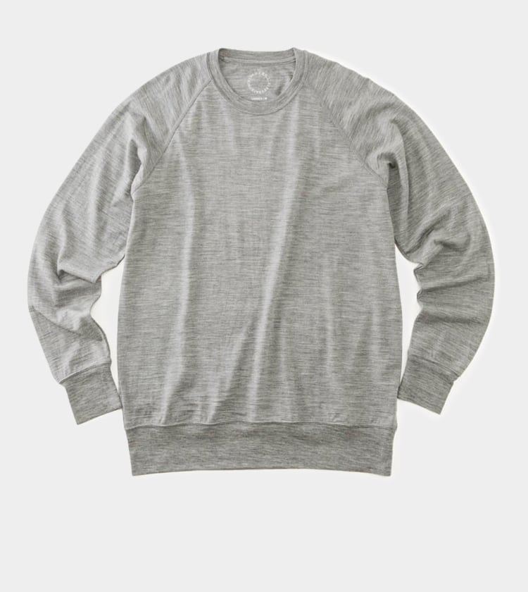 山と道　100% Merino Pullover ネイビー　サイズM 極美品