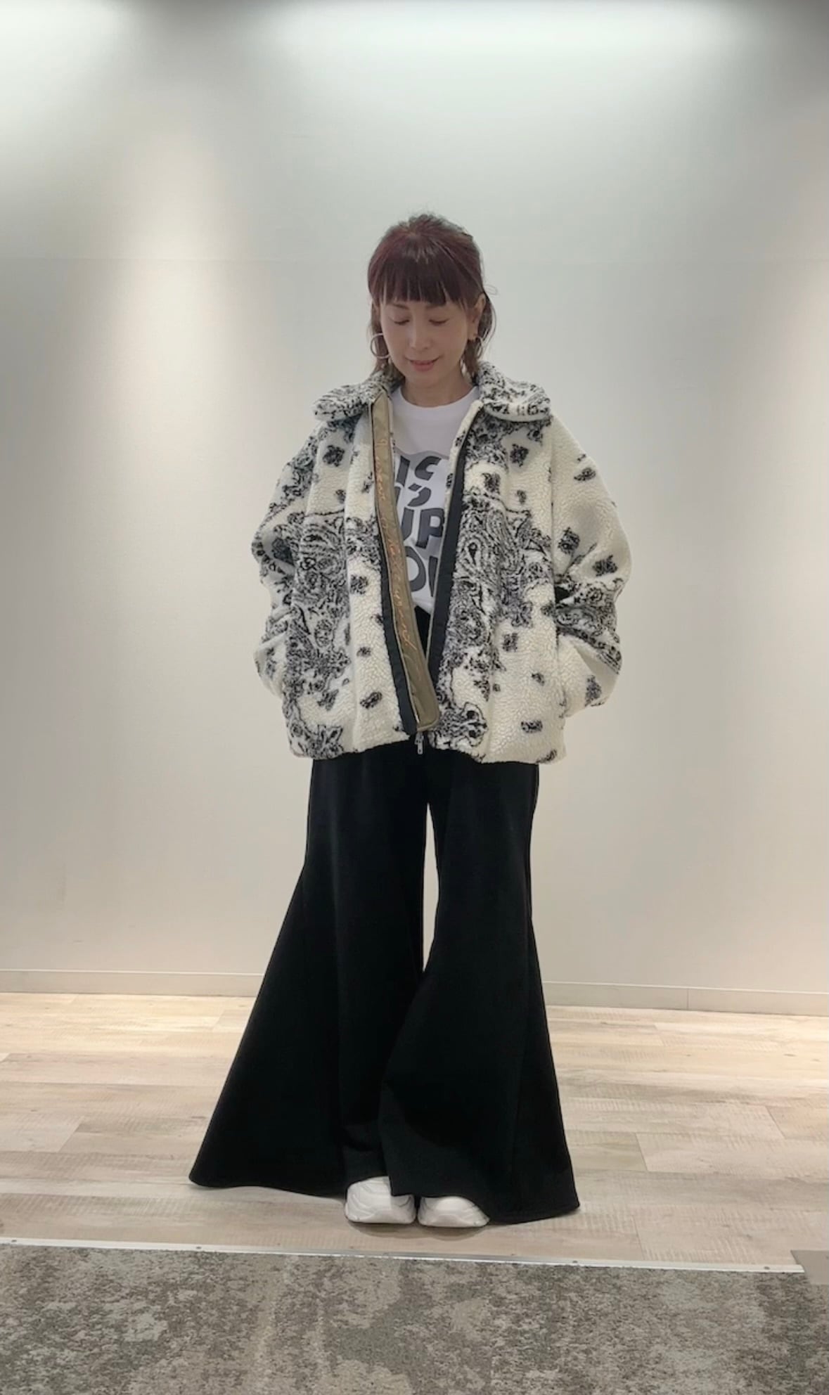 ペイズリーボアコート/NO.1258010 ※残りわずか