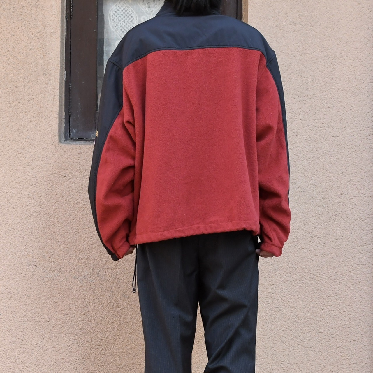 WOOLRICH switching design half zip fleece