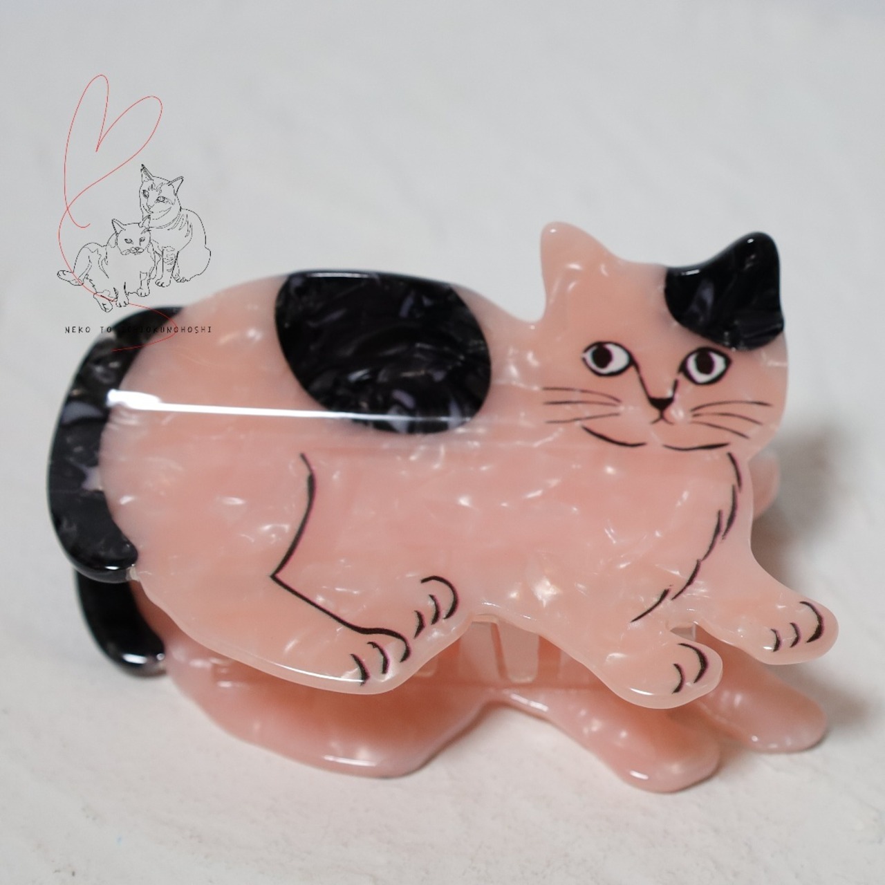 Matsuo Miyuki Cat Hair Clip Pumpkin