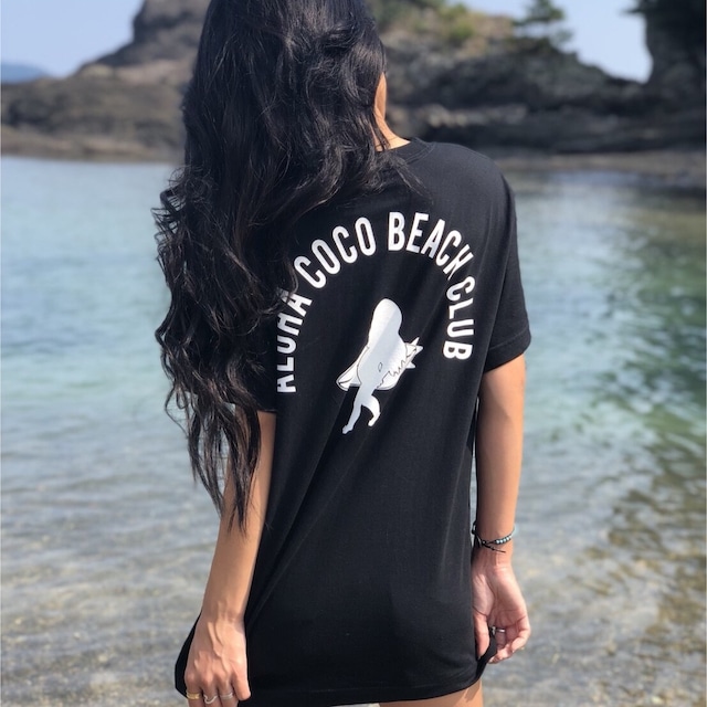 cocoロゴTシャツ黒【unisex size】