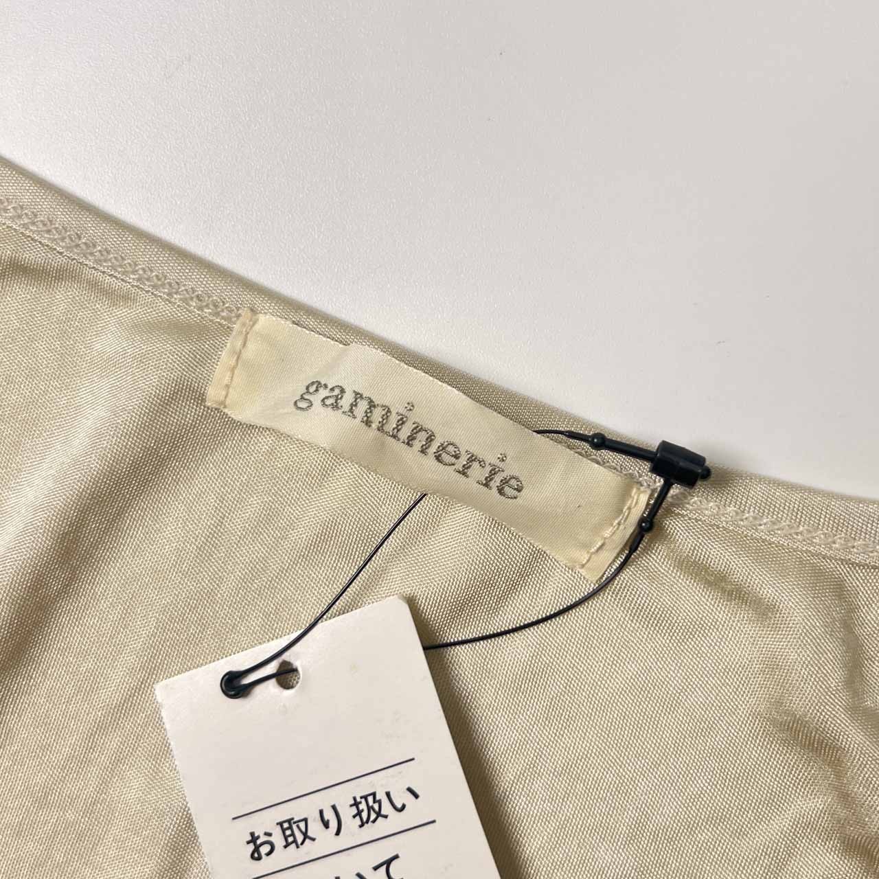 gaminerie ギャミヌリィ 切替レース ノースリーブ ワンピース M/アイボリー系 レディース