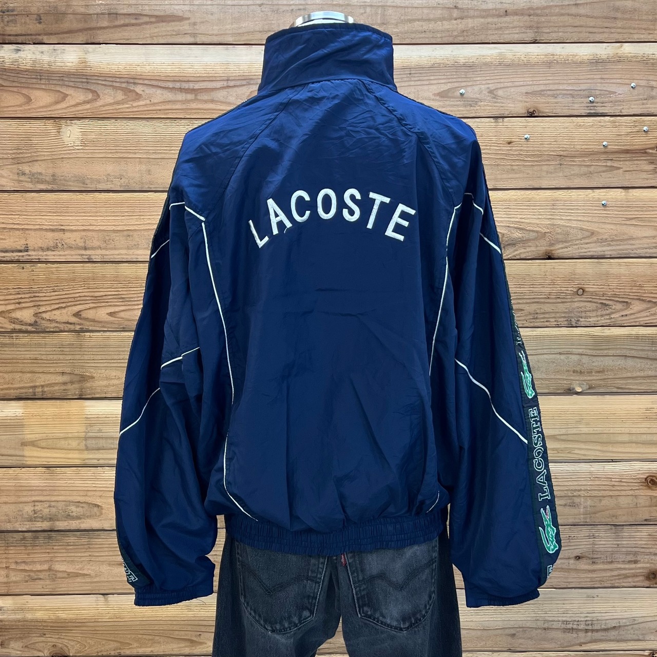 LACOSTE ネイビー ナイロンスイング 【公式通販】