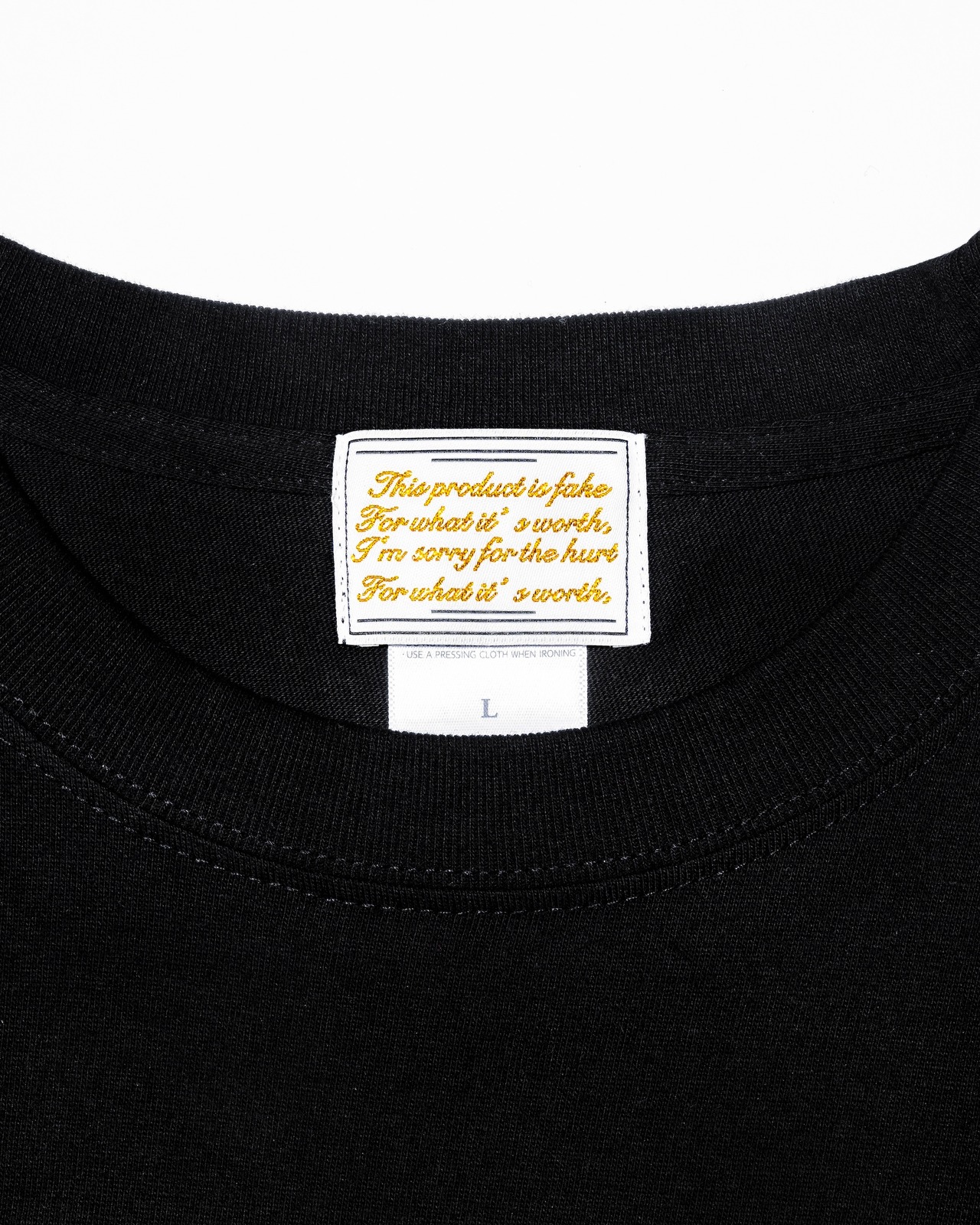 FXXK LONG SLEEVE TEE / BLACK