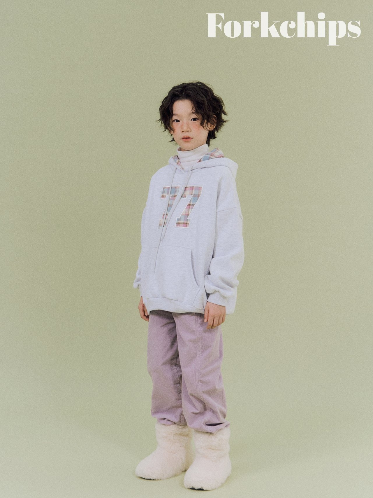 FORK CHIPS［取寄］viole velour pants 26winter