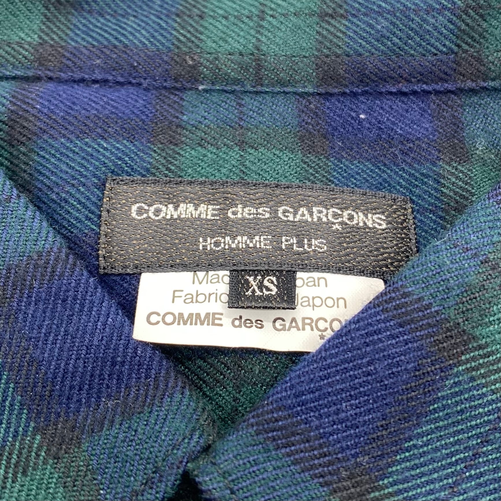 Comme des Garcons HOMME Plus Shirts Plaid PLAY Comme des Garcons HOMME Plus Shirts Plaid PLAY