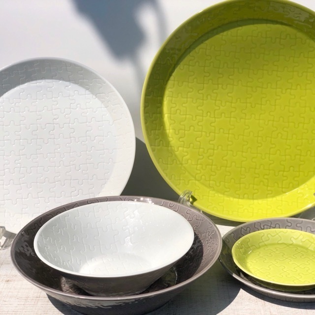 【波佐見焼】【中善】【パズル】【ボウル小】 ジグソーパズル ボール 小鉢 取鉢 波佐見焼 おしゃれ 大人　カラフル　かわいい